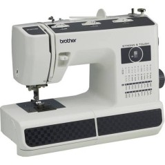 Brother Strong Tough HF37 Sewing Machine - Black & White | Versatile, Durable, Perfect for All Your Sewing Needs!